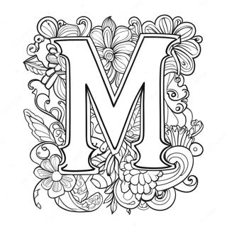 Letter M Coloring Page 71755-15705