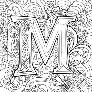 Letter M Coloring Page 71755-15707