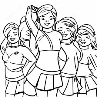 49ers Cheerleaders Coloring Page 71906-15769