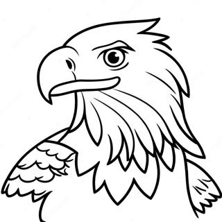 Eagle With Flag Coloring Page 72034 15878