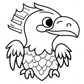 Eagle With Flag Coloring Page 72034-15879