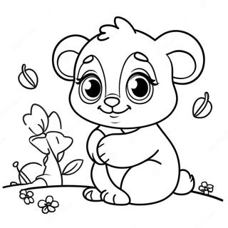 Charming Baby Disney Animals Coloring Page 72161-15976