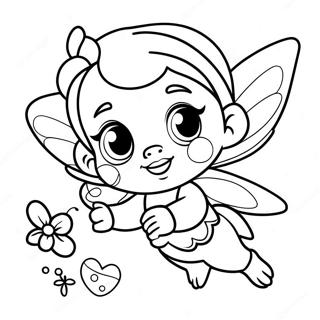 Playful Baby Disney Fairies Coloring Page 72162-15980