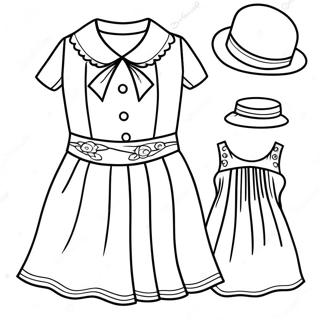 Clothing Coloring Pages