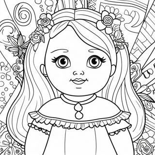 Doll Coloring Pages