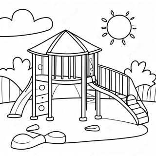 Playground Coloring Page 72361-16125