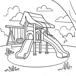 Playground Coloring Page 72361-16126