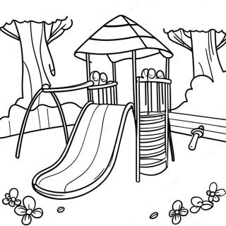 Playground Coloring Page 72361-16127