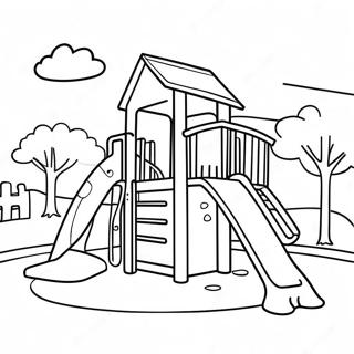 Playground Coloring Page 72361-16128