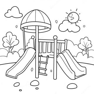 Playground Fun With Friends Coloring Page 72364-16139