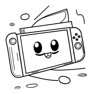 Nintendo Switch Coloring Pages