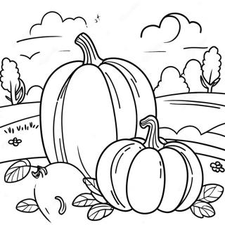 Pumpkin Patch Coloring Page 72465-16205