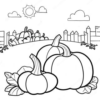 Pumpkin Patch Coloring Page 72465-16206