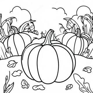 Pumpkin Patch Coloring Page 72465-16208