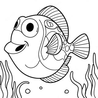 Adventurous Dory Coloring Page 72517-16250