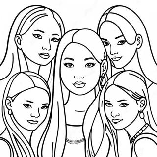 Blackpink Coloring Page 72542-16267