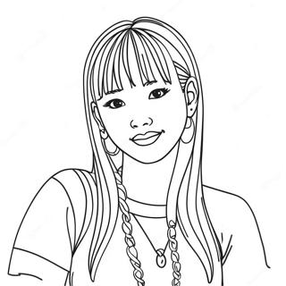 Lisa From Blackpink Coloring Page 72544-16274