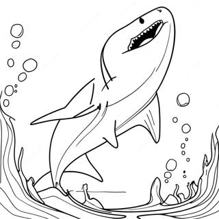 Megalodon Coloring Page 72568-16288