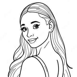 Ariana Grande Coloring Pages