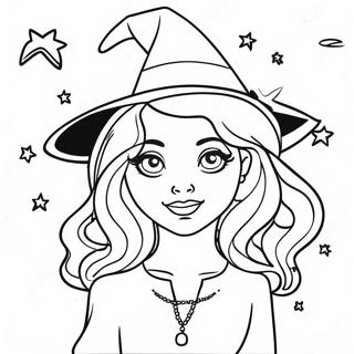 Witchy Coloring Page 72645-16345