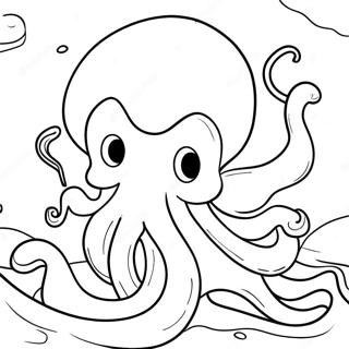 Teenage Kraken Coloring Pages