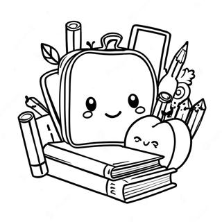 Back To School Coloring Page 72801-16468