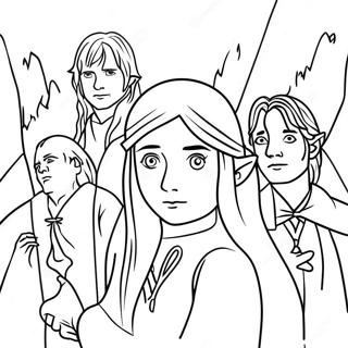 Lord Of The Rings Coloring Pages