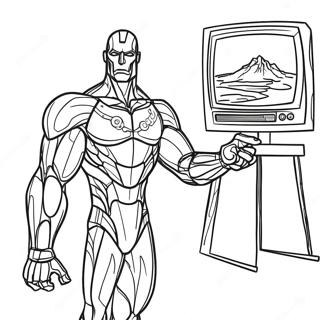 Titan Tv Man Coloring Page 72905-16546