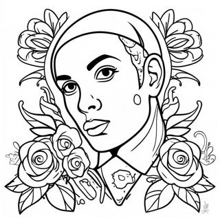 Gangsta Tattoo Coloring Pages