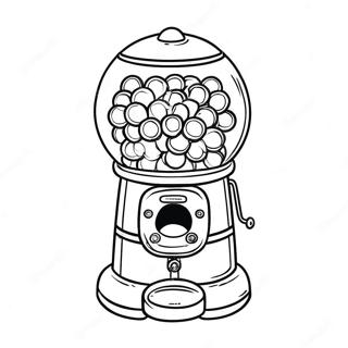 Gumball Machine Coloring Page 72957-16587