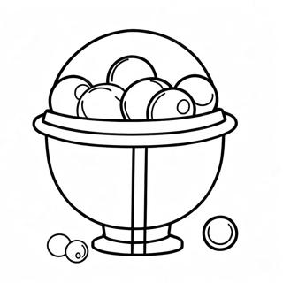 Colorful Gumballs In A Bowl Coloring Page 72958-16590