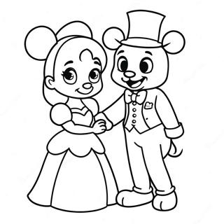 Adorable Disney Couples Coloring Page 72983-16609