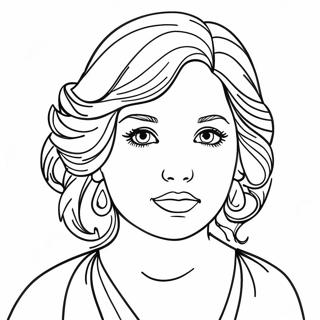 Face Coloring Page 73034-16647