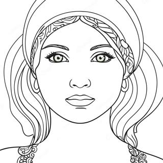 Face Coloring Page 73034-16648