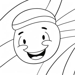 Happy Face Coloring Page 73035-16649