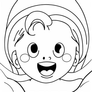 Surprised Face Coloring Page 73037-16660