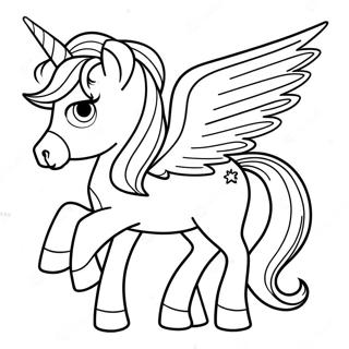 Alicorn Coloring Page 73110-16706