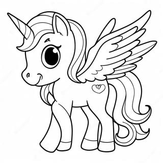 Alicorn Coloring Page 73110-16707