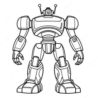 Giant Robot Coloring Page 73140-16744