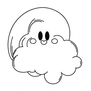 Cloud Coloring Pages