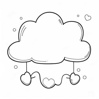 Fluffy White Cloud Coloring Page 73318-16870