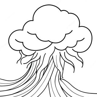 Angry Storm Cloud Coloring Page 73320-16880