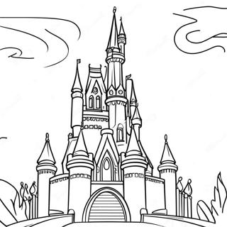 Disney Castle Coloring Page 73342-16886