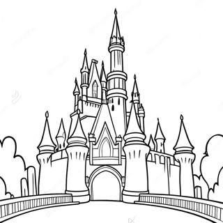 Disney Castle Coloring Page 73342-16888