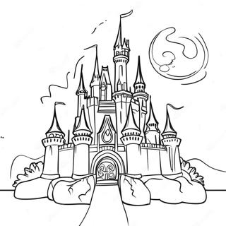 Magical Disney Castle Coloring Page 73343-16889