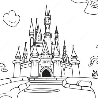 Magical Disney Castle Coloring Page 73343-16892