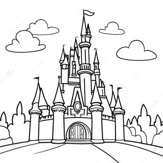 Enchanted Disney Castle Coloring Page 73346-16903