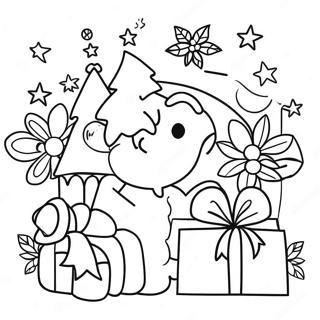 Happy Holidays Coloring Page 73546-17046