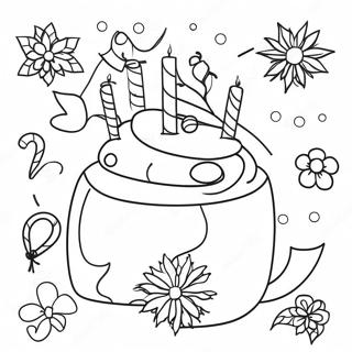 Happy Holidays Coloring Page 73546-17047