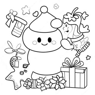 Happy Holidays Coloring Page 73546-17048